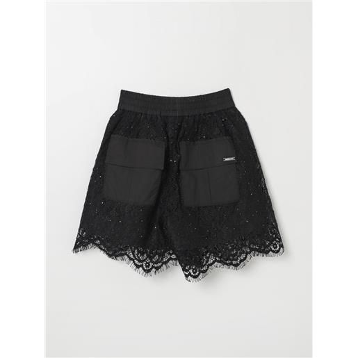 Monnalisa pantaloncino monnalisa bambino colore nero