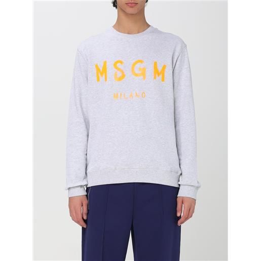 Msgm felpa msgm uomo colore grigio