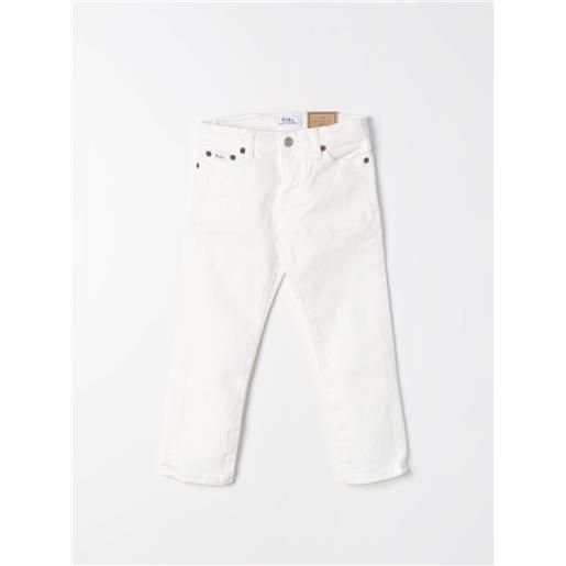 Polo Ralph Lauren jeans polo ralph lauren bambino colore bianco