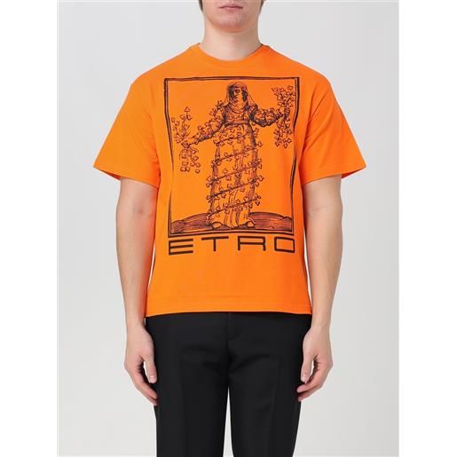 Etro t-shirt etro uomo colore arancione