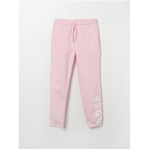Msgm Kids pantalone msgm kids bambino colore rosa