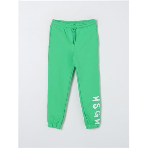 Msgm Kids pantalone msgm kids bambino colore verde