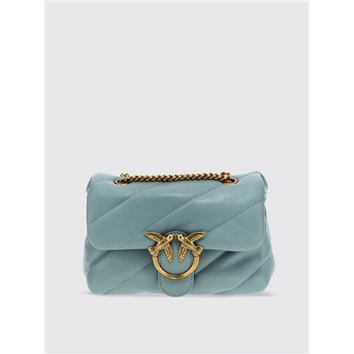 Pinko borsa mini pinko donna colore azzurro