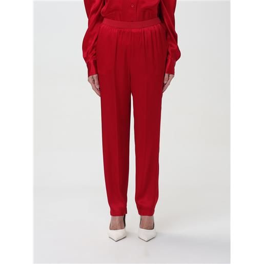 Semicouture pantalone semicouture donna colore rosso