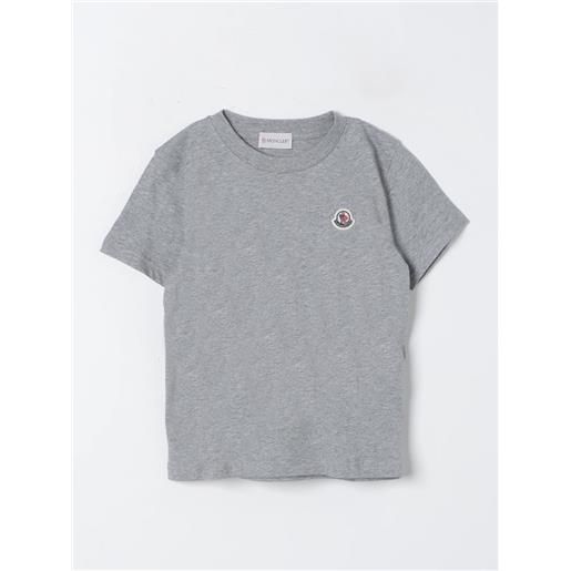 Moncler t-shirt moncler bambino colore grigio