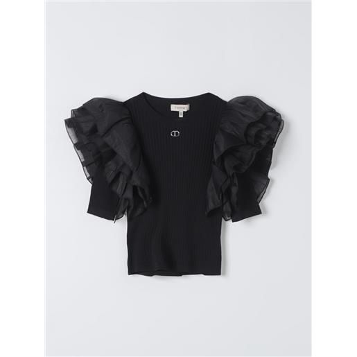 Twinset maglia twinset bambino colore nero