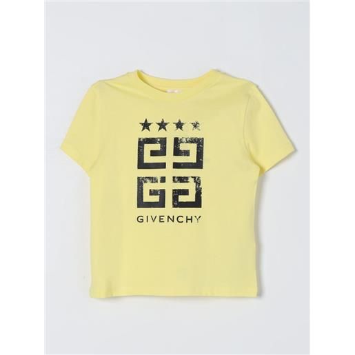 Givenchy t-shirt givenchy bambino colore giallo
