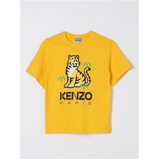 Kenzo Kids t-shirt kenzo kids bambino colore giallo