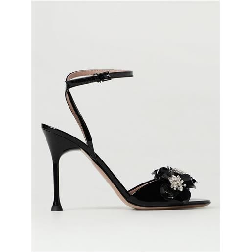 Valentino Garavani sandali con tacco valentino garavani donna colore nero