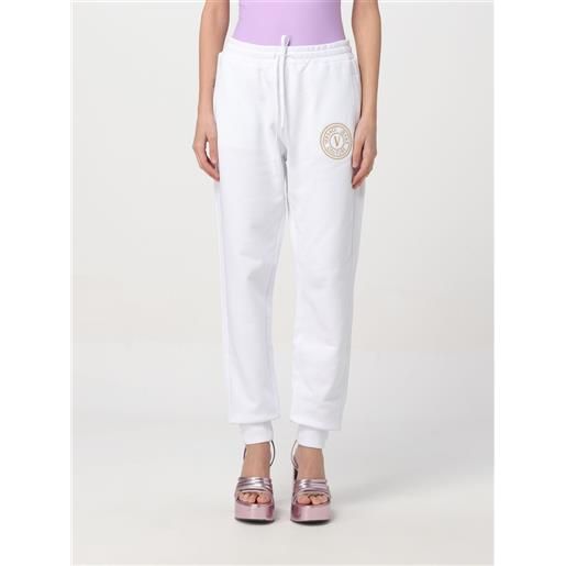 Versace Jeans Couture pantalone versace jeans couture donna colore bianco