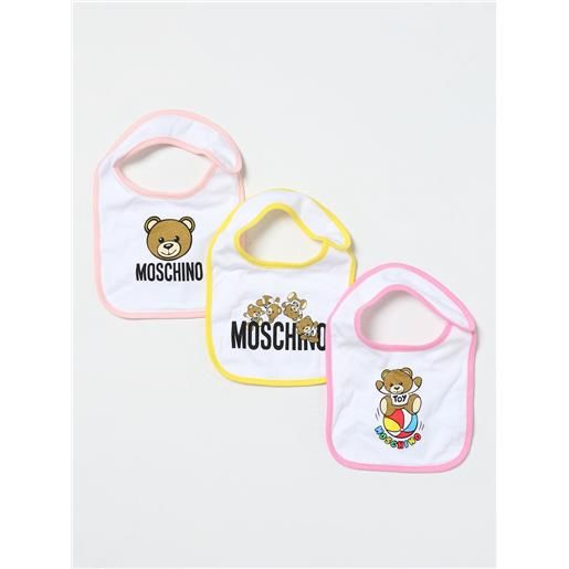 Moschino Baby set 3 bavaglini Moschino Baby in cotone