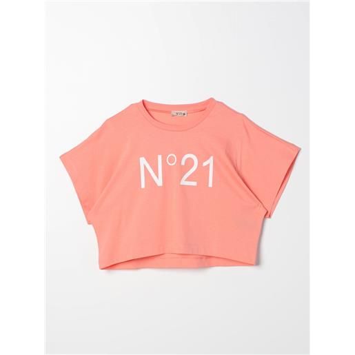 N° 21 t-shirt N° 21 bambino colore cipria