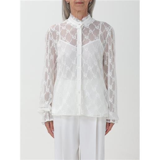 Liu Jo camicia Liu Jo in tulle con logo jacquard