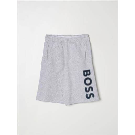 Boss Kidswear pantalone boss kidswear bambino colore grigio