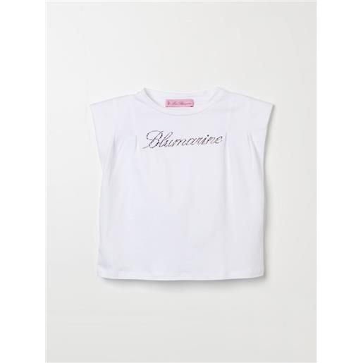 Miss Blumarine t-shirt miss blumarine bambino colore bianco