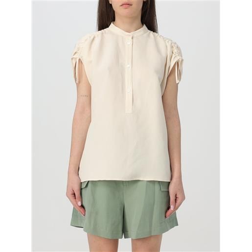 Woolrich camicia woolrich donna colore panna