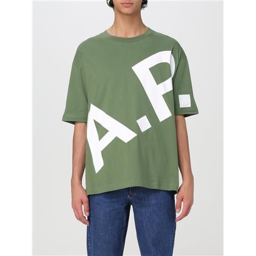 A.p.c. t-shirt con big logo A.p.c.