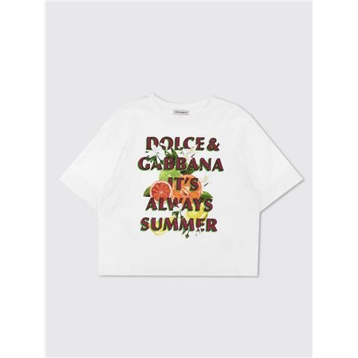 Dolce & Gabbana t-shirt dolce & gabbana bambino colore bianco