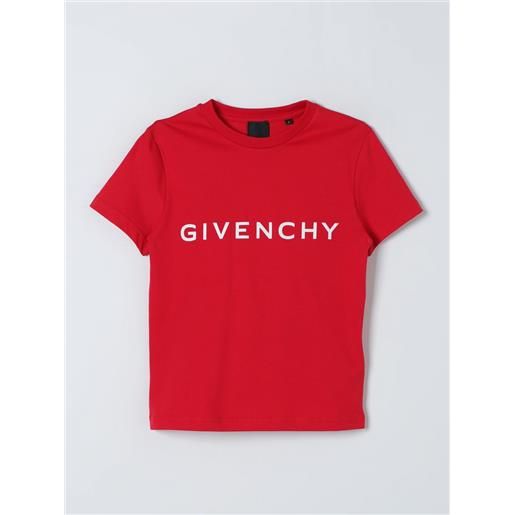 Givenchy t-shirt givenchy bambino colore rosso