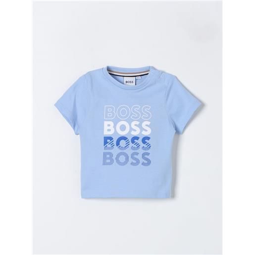 Boss Kidswear t-shirt boss kidswear bambino colore cielo