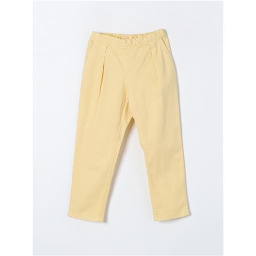Bonpoint pantalone bonpoint bambino colore giallo