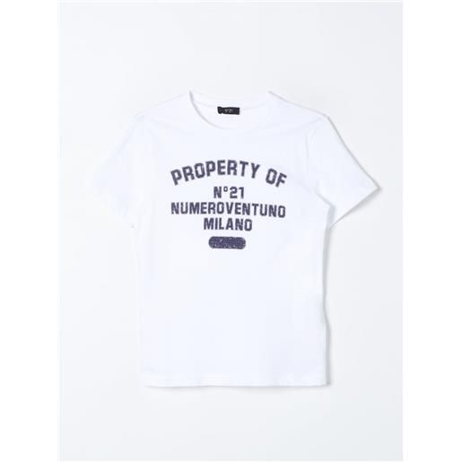 N° 21 t-shirt N° 21 con stampa property of n°21