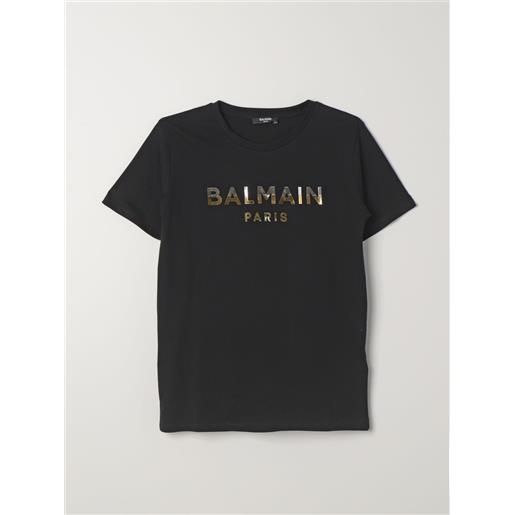 Balmain Kids t-shirt Balmain Kids con logo laminato