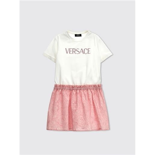 Young Versace abito young versace bambino colore bianco