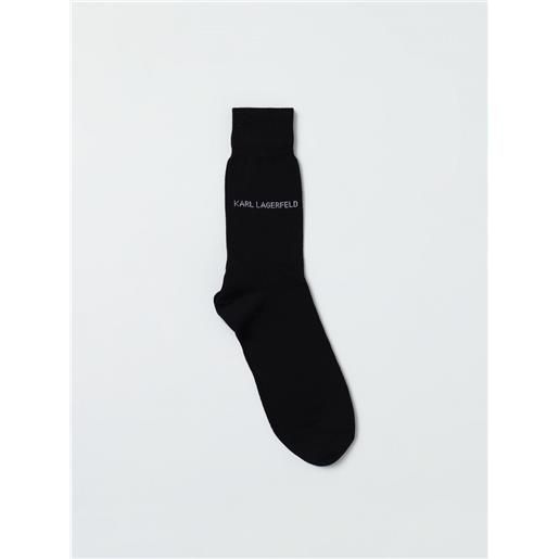 Karl Lagerfeld calze Karl Lagerfeld in cotone stretch con logo jacquard