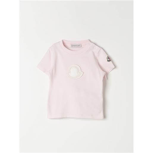 Moncler t-shirt moncler bambino colore rosa