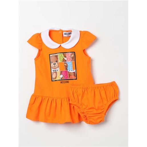 Moschino Baby abito moschino baby bambino colore arancione