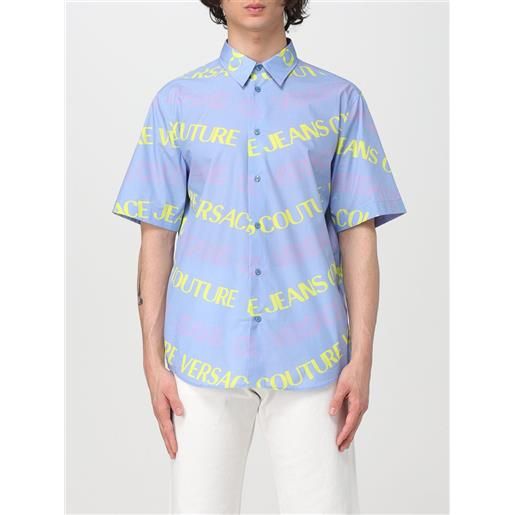 Versace Jeans Couture camicia versace jeans couture uomo colore blue