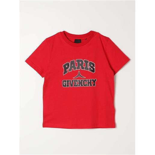 Givenchy t-shirt givenchy bambino colore rosso