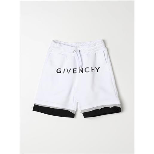 Givenchy pantaloncino givenchy bambino colore bianco