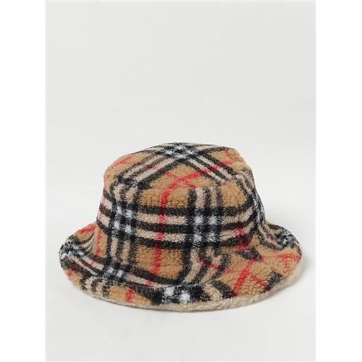 Burberry Kids cappello vintage check Burberry Kids in shearling sintetico