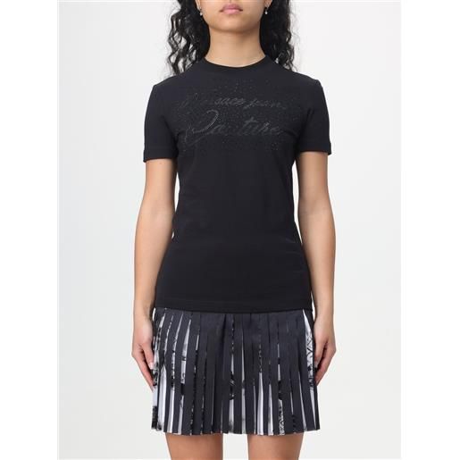 Versace Jeans Couture t-shirt Versace Jeans Couture in cotone con logo strass