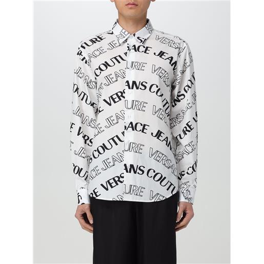 Versace Jeans Couture camicia versace jeans couture uomo colore bianco