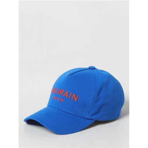 Balmain cappello Balmain in cotone con logo ricamato