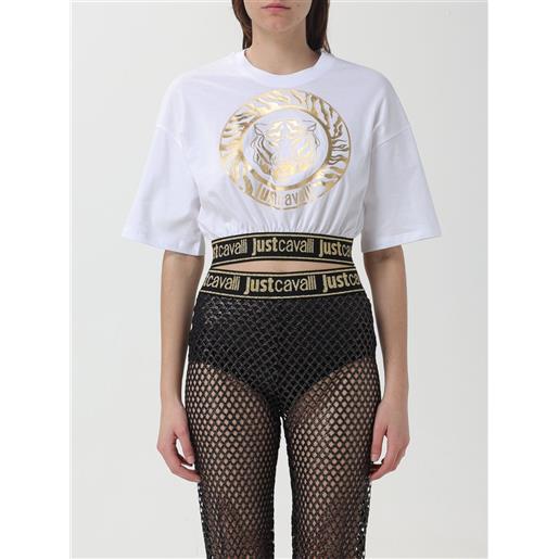 Just Cavalli t-shirt cropped Just Cavalli in jersey