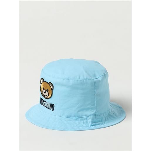 Moschino Baby cappello Moschino Baby in cotone con logo ricamato