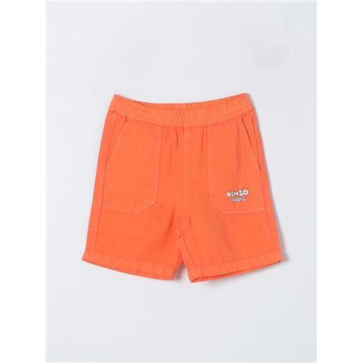 Kenzo Kids pantaloncino kenzo kids bambino colore arancione