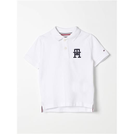 Tommy Hilfiger polo tommy hilfiger bambino colore bianco