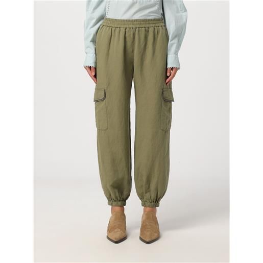 Bazar Deluxe pantalone bazar deluxe donna colore verde