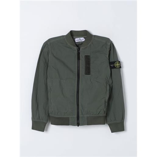 Stone Island Junior cappotto stone island junior bambino colore verde