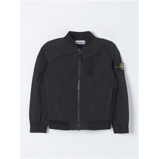 Stone Island Junior cappotto stone island junior bambino colore nero