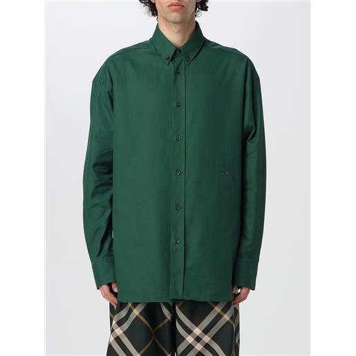 Burberry camicia burberry uomo colore verde