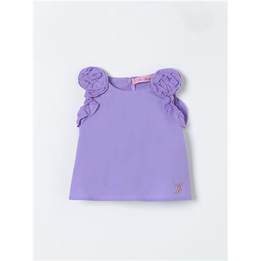 Miss Blumarine maglia miss blumarine bambino colore viola