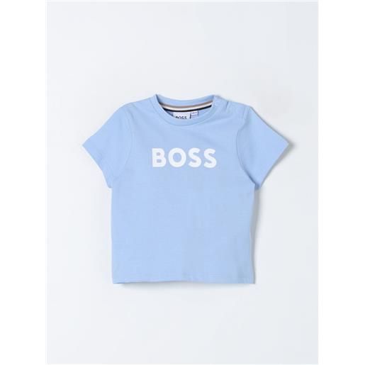 Boss Kidswear t-shirt boss kidswear bambino colore azzurro