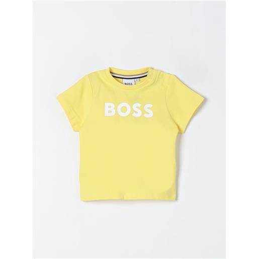Boss Kidswear t-shirt boss kidswear bambino colore giallo