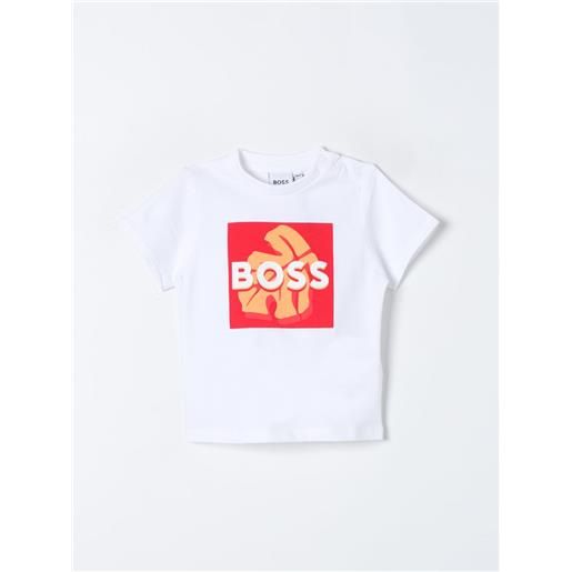 Boss Kidswear t-shirt boss kidswear bambino colore bianco